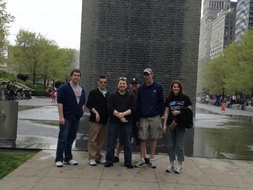 Some of the Winter 2012 Kappa Beta E-Board in Chicago for the Regional Meeting